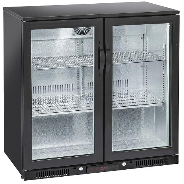 WR-TAB2-B2 TAB2/D-R6 (25) Back Bar Flaschenkühlschränk, Belüftet, 2 Drehflügeltüren